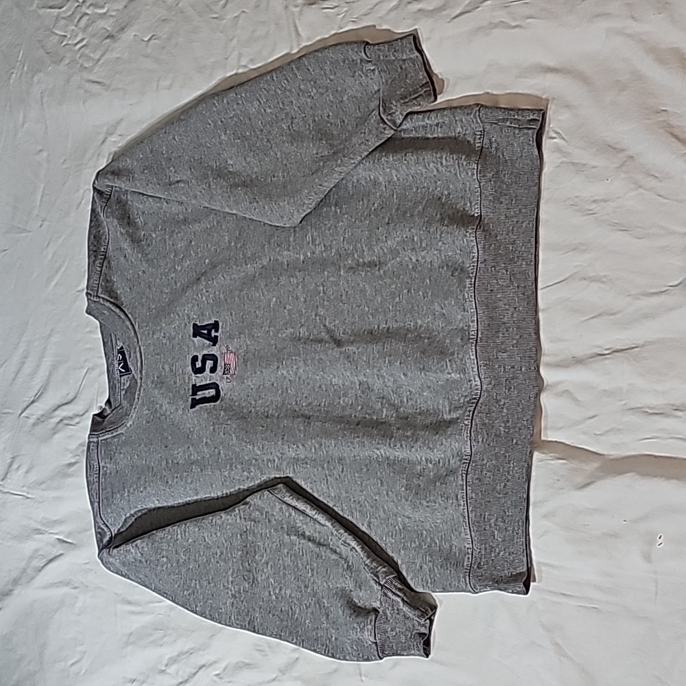 Vintage USA Gray Crewneck Sweatshirt